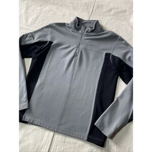 Karbon 1/4 Zip Pullover Mens M Mercury Alps Base Mid Layer Performance Wicking